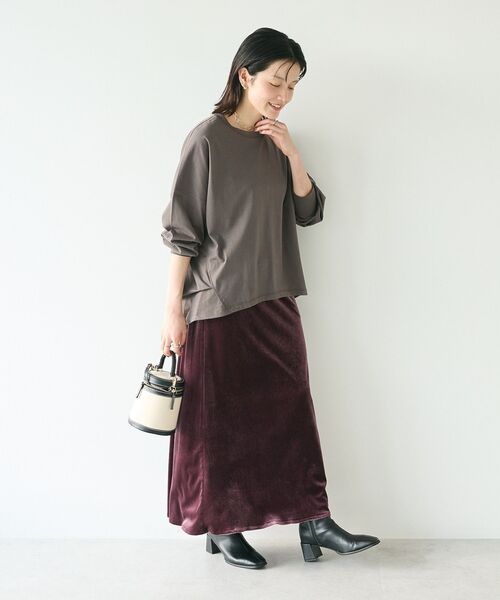 CRAFT STANDARD BOUTIQUE スカート ベロアマーメイドスカート
