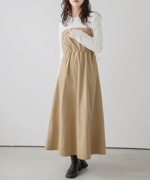 La-gemme（ラジェム） ワンピース ドッキングワンピース : ZOZOTOWN