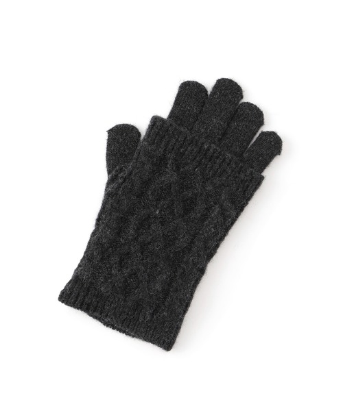 ROPE' PICNIC（ロペ ピクニック） 手袋 3WAY/ケーブル編み×リブ編み