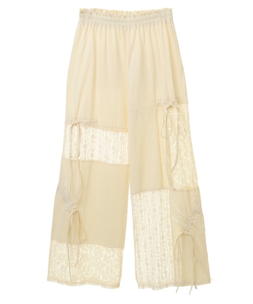 LACY PATCH WORK DROST パンツ Candy Stripper パンツ LACY PATCH WORK DROST レディース