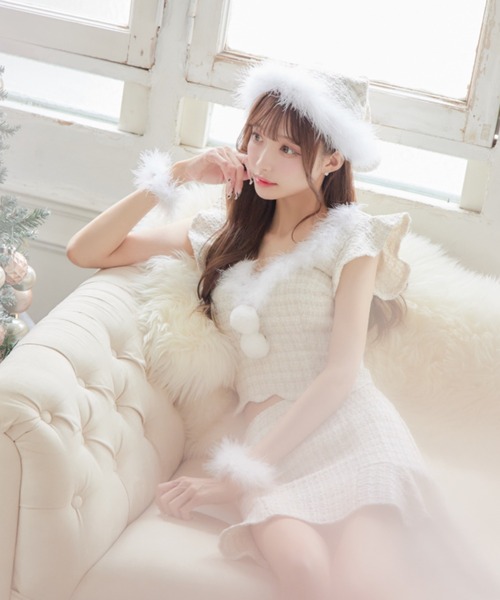 美品】マーメイドフレアミニドレスサンタ s sugar ナイトドレス