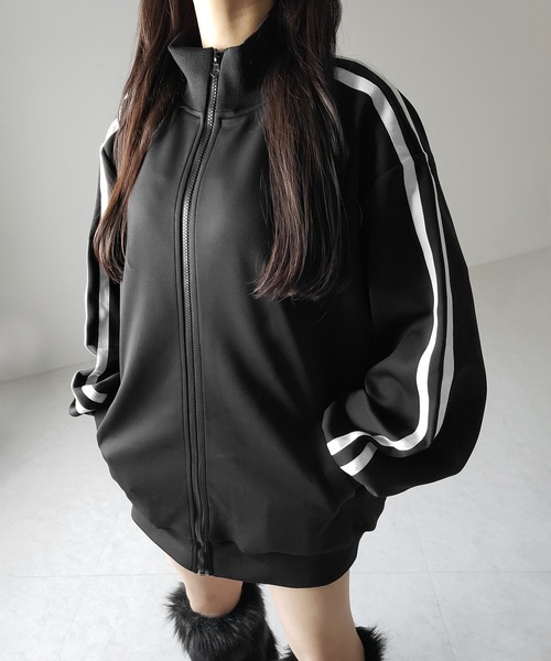 me+em select（ミームセレクト） ブルゾン アウター 「 無地／配色を