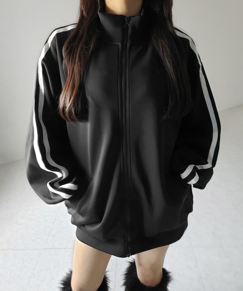 me+em select（ミームセレクト） ブルゾン アウター 「 無地／配色を