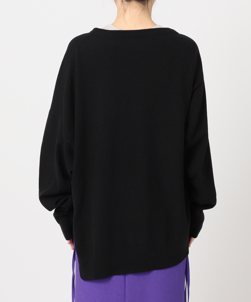 タグあり CITYSHOP シティショップ 半袖ニット 定価 36,300円 CITYSHOP（シティーショップ）ニット・セーター 紺 サイズ:F