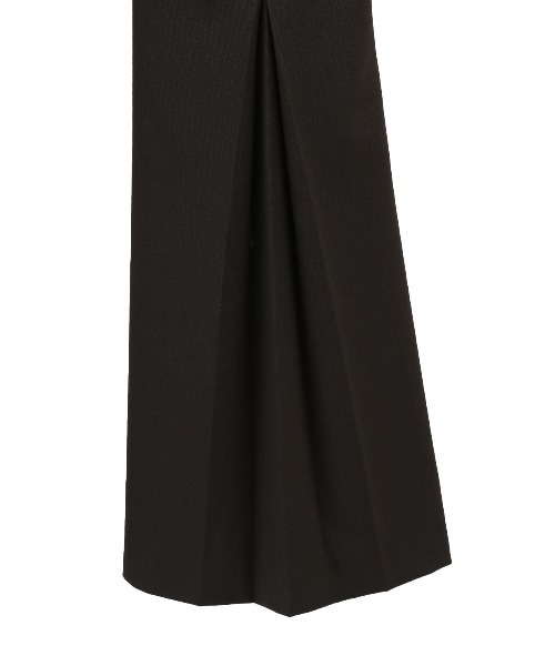 CLANE パンツ CLANE/クラネ/BACK PLEATS FLARE PANTS レディース