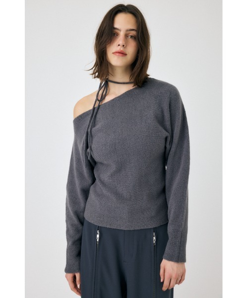ニット セーター ONE SHOULDER セーター レディース