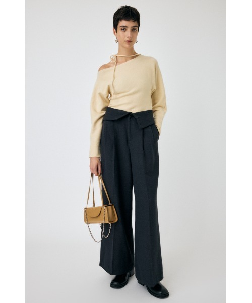 完売品　マウジー　MOUSSY ONE SHOULDER ワンショル　セーター マウジー MOUSSY ONE SHOULDER セーター （RED） - ファッション