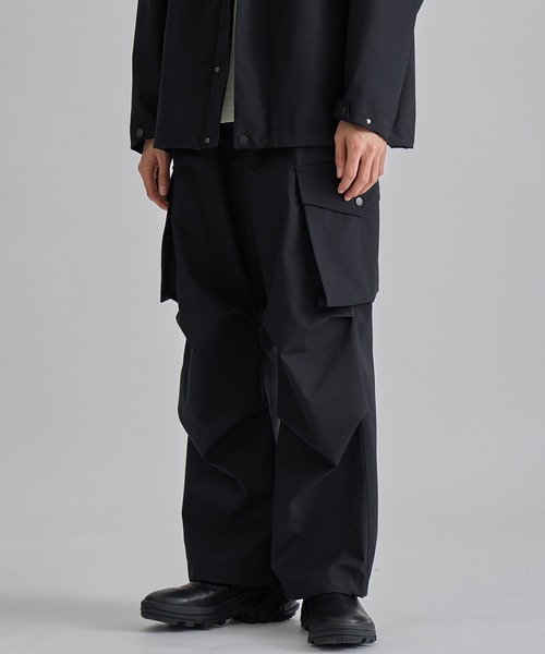 【通気性抜群】N.HOOLYWOOD × UNITED TOKYO コラボパンツ 別注 MaNatsu No Slim Tapered Pants(36 DARK GREY): N