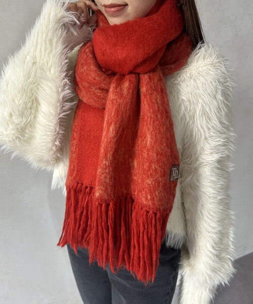 Thevon（ゼヴォン） マフラー ストール リバーシブルMIXボリューム