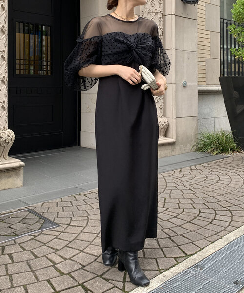 限定値下げ】ANDRESD flocky dot onepiece Mサイズ