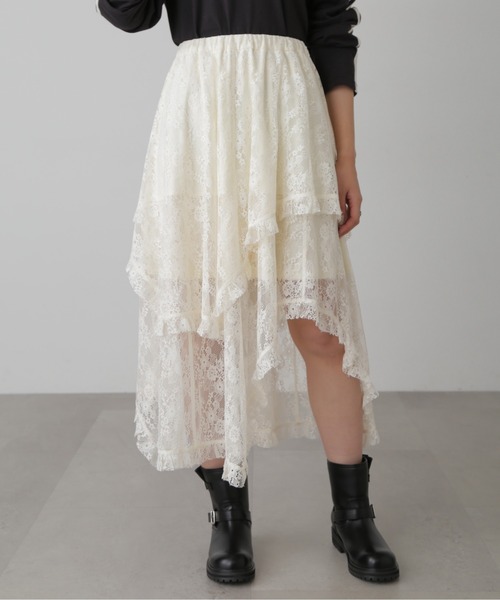 FREE'S MART（フリーズマート） スカート イレヘムレーススカート