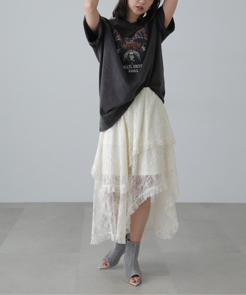FREE'S MART（フリーズマート） スカート イレヘムレーススカート