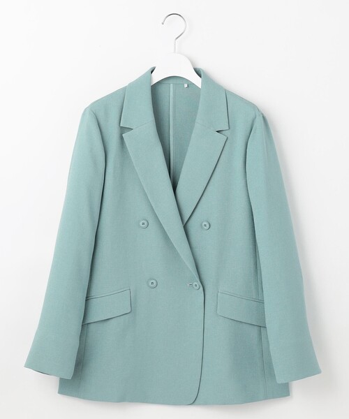 自由区（ジユウク） ジャケット テーラードジャケット リネンライク