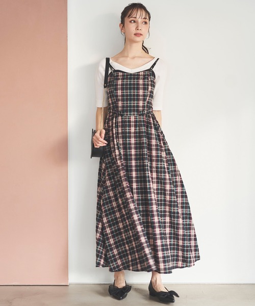 31 Sons de mode ワンピース プリントキャミワンピース