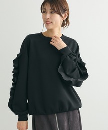 新品未使用　ビアズリー フリル付きバルーンスリーブ トレーナー 最終お値下げ 新品未使用 ビアズリー フリル付きバルーンスリーブ トレーナー