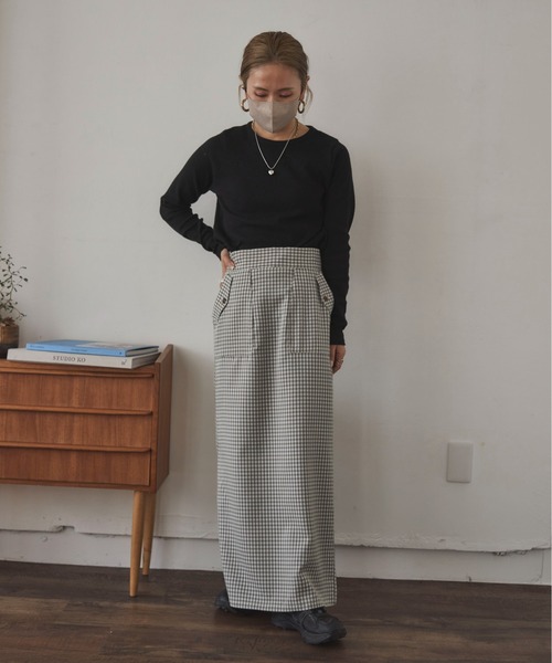 スカート 「XSサイズあり」カラーチェックタイトスカート : ZOZOTOWN