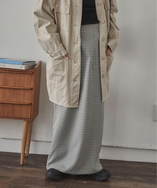 スカート 「XSサイズあり」カラーチェックタイトスカート : ZOZOTOWN