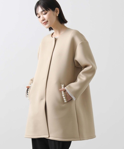 anana コート アウター ダンボールパールポケット レディース