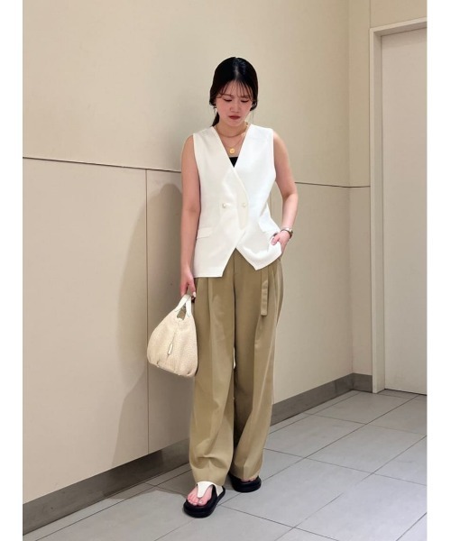 allureville（アルアバイル） パンツ CRISPYカルゼタックパンツ