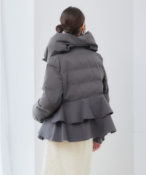 「RIRIYANO」 ブルゾン LARGE グレー レディース_画像2