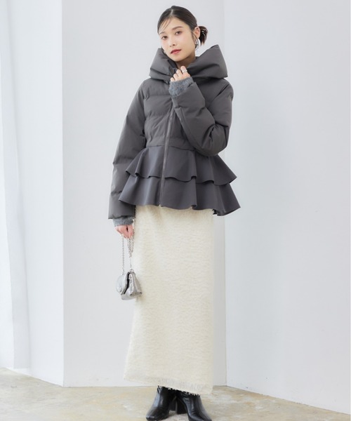 「RIRIYANO」 ブルゾン LARGE グレー レディース_画像4