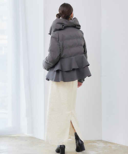 「RIRIYANO」 ブルゾン LARGE グレー レディース_画像6