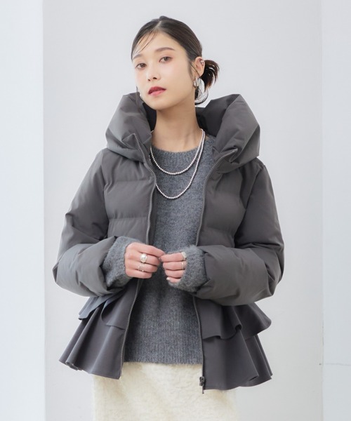 「RIRIYANO」 ブルゾン LARGE グレー レディース_画像8