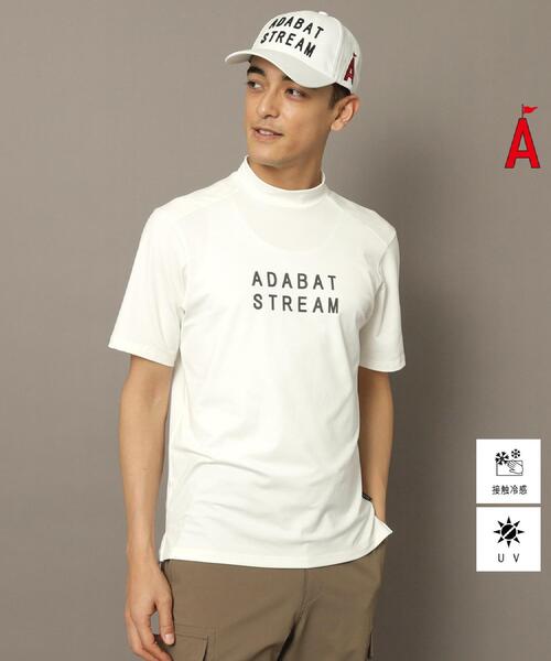 アダバットストリーム（ADABAT STREAM）/UVカット接触冷感 ドライタッチモックネックT ADABAT STREAM（アダバット ストリーム） tシャツ UVカット/接触冷感