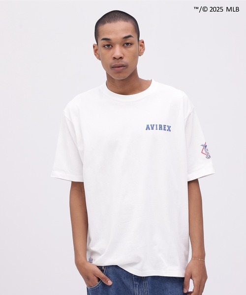 国内発送【AVIREX】東京シリーズ ドジャース 半袖Tシャツ fanatics-chicago-cubs-vs-los-
