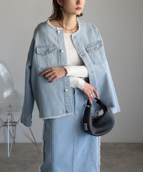 Bonjour Sagan（ボンジュールサガン） デニムジャケット gジャン