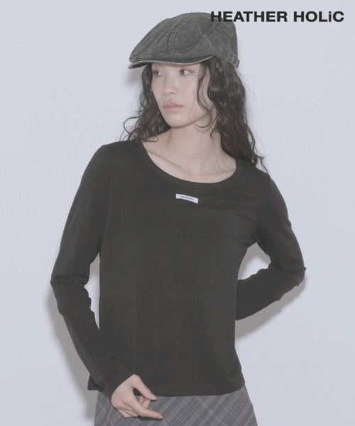 売れ筋商品|||コロシアム カットソー レディース  Heather Gray カットソー レディース Tシャツ 長袖 新作 春秋 伸縮性 トップス