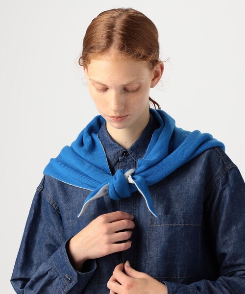 ASAUCE MELER（アソースメレ） スカーフ FREE ブルー系その他2