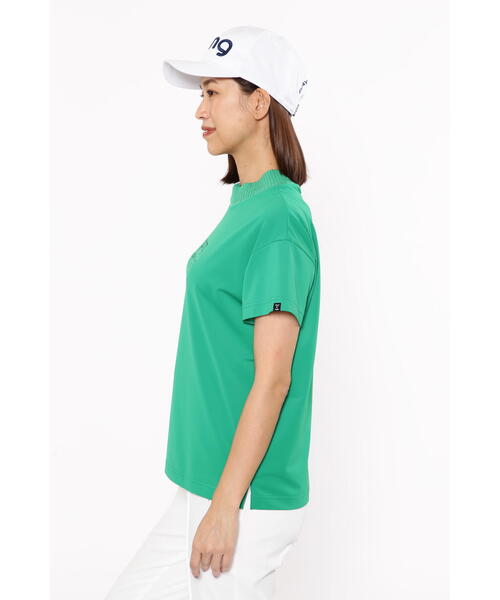 PING tシャツ 「PING APPAREL」ベア天竺/メッシュ半袖ハイネック