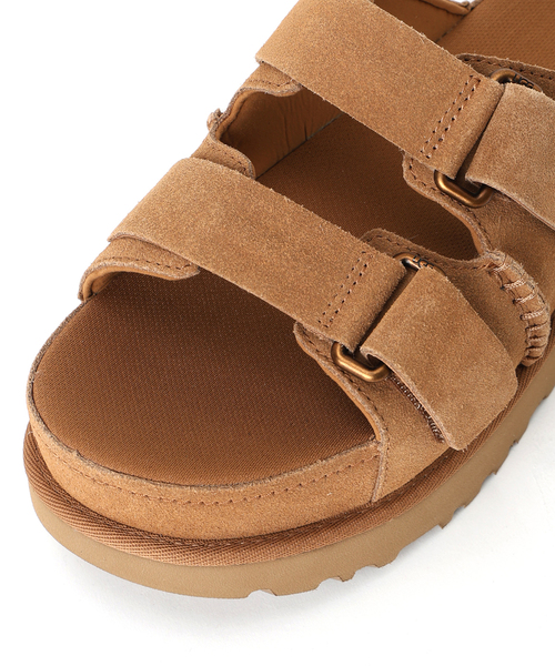 国内未販売カラーも！履き心地◎【UGG】Goldenstar Hi Slide UGG W GOLDENSTAR HI SLIDE SANDAL 