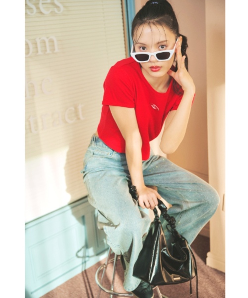 LOVETOXIC パンツ キラキラデニムパンツ キッズ 子供服 女の子