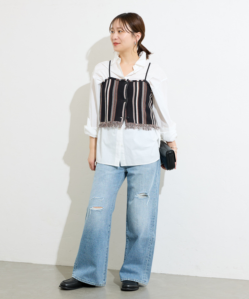 JOURNAL STANDARD JQストライプビスチェ レディース : ZOZOTOWN