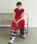 ワンピース 夏 半袖 Henry Neck L...の詳細画像2