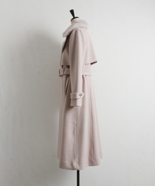 「tocco closet」 ステンカラーコート M モカ レディース_画像5