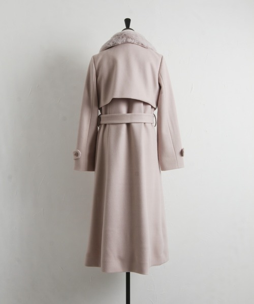 「tocco closet」 ステンカラーコート M モカ レディース_画像6