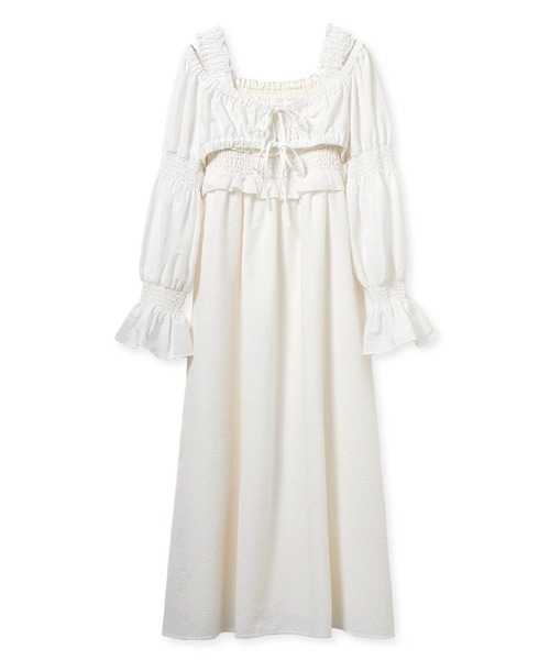 【試着のみ】furfur シノワズリープリントセットアップワンピース 試着のみ】furfur シノワズリープリントセットアップワンピース