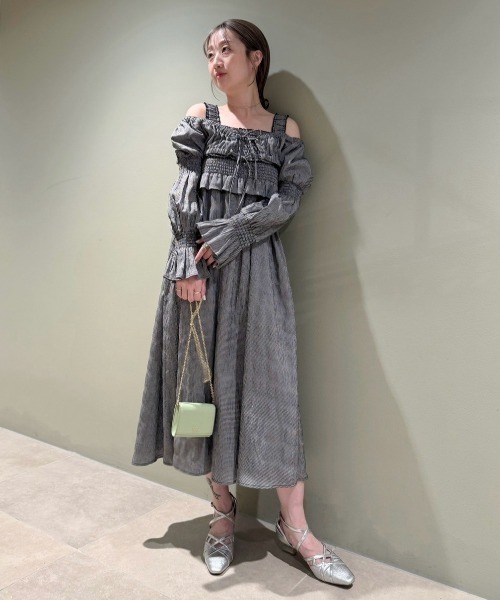 FURFUR ワンピース ボレロセットシャーリングワンピース