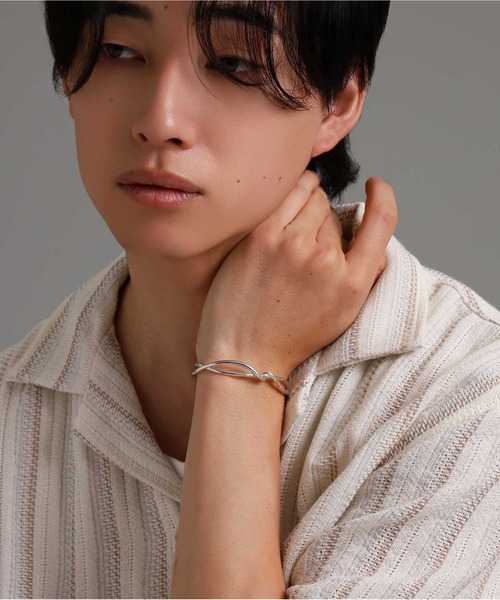 バングル “for Gift”eraレイヤードバングル/シルバー925「LION HEART / ライオンハート」 メンズ レディースの画像