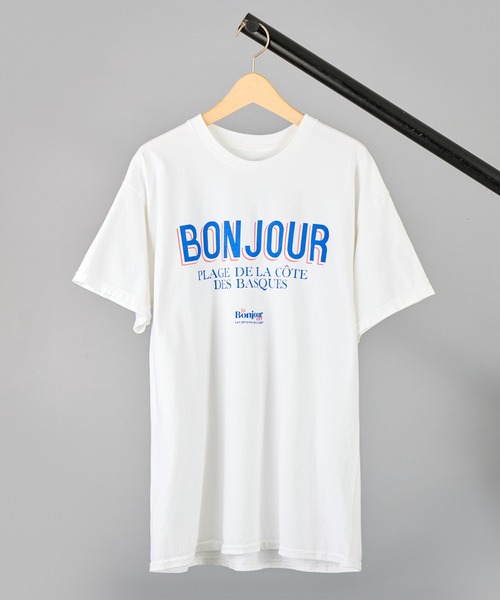 ARTCHIVES MALIBU tシャツ 「 Le Bonjour surf / ルボンジュール