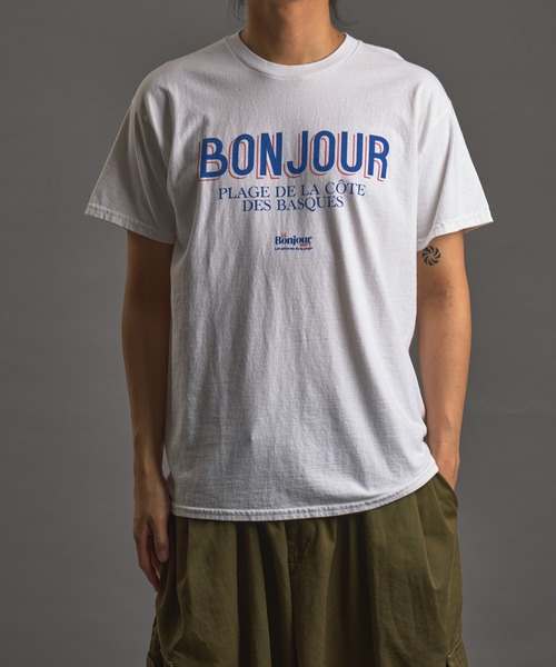 ARTCHIVES MALIBU tシャツ 「 Le Bonjour surf / ルボンジュール