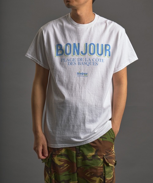ARTCHIVES MALIBU tシャツ 「 Le Bonjour surf / ルボンジュール