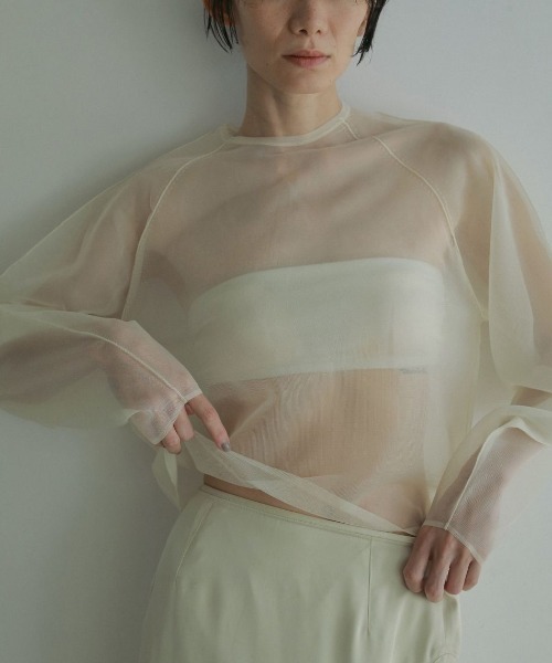 ニット セーター anuke Volumesleeve Sheer Knit 62510506 レディース