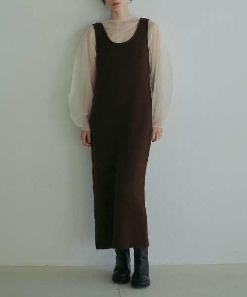 ニット セーター anuke Volumesleeve Sheer Knit 62510506 レディース ànuke online store（アンヌーク） / Volumesleeve Sheer
