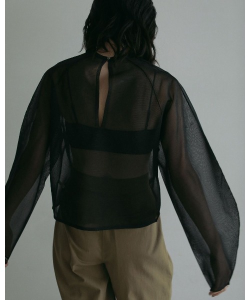 anuke ニット セーター Volumesleeve Sheer Knit 62510506
