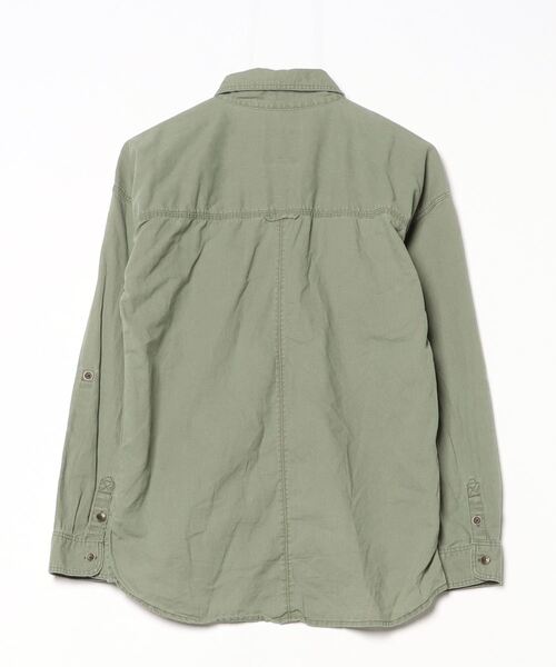 [American Eagle] рубашка с длинным рукавом X-SMALL зеленый женский 