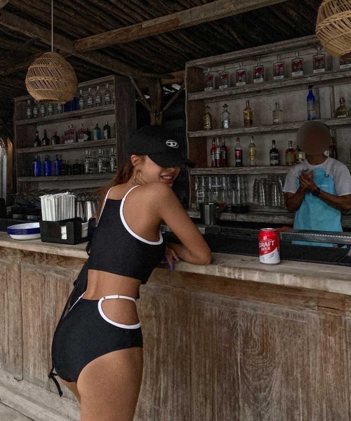 アメリカンスリーブ、ブルー♡S♡水着♡セパレート♡タンクトップ 楽天市場】タンクトップ アメリカンスリーブ（水着｜レディース